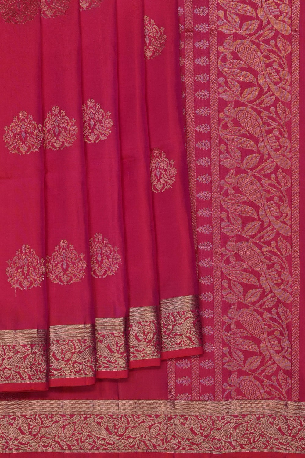 Image of Pink Pure Silk Saree