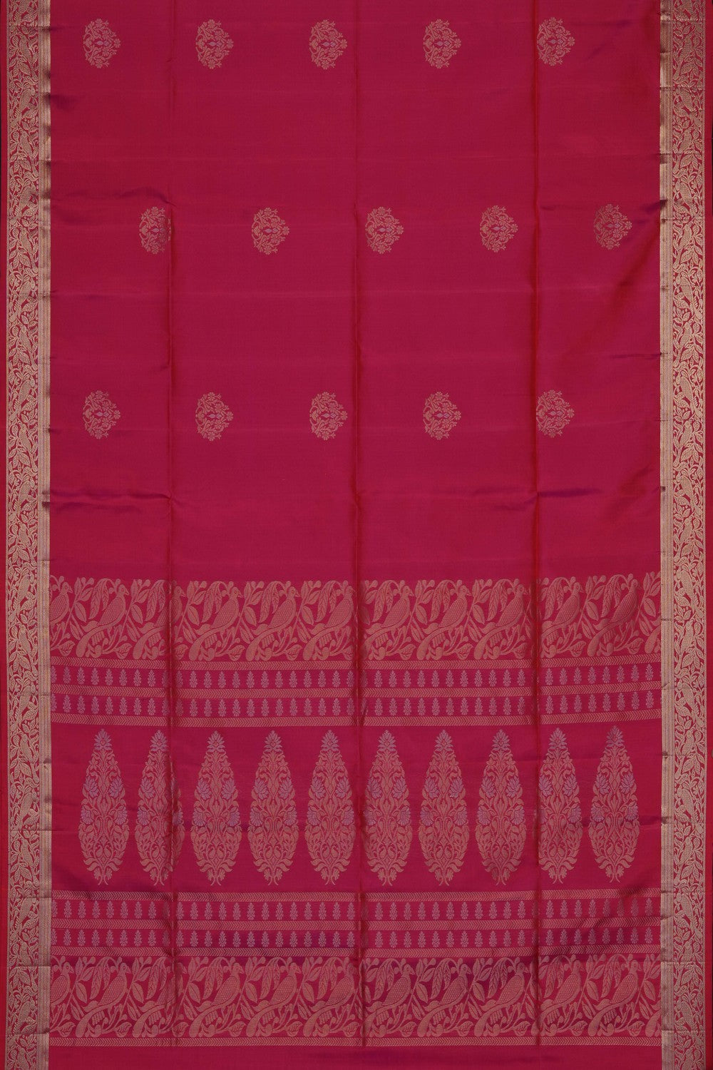 Image of Pink Pure Silk Saree