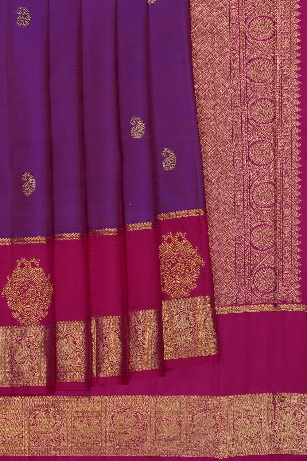 Image of Purple South Silk Saree