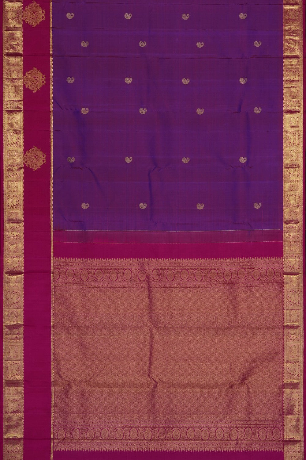 Image of Purple South Silk Saree