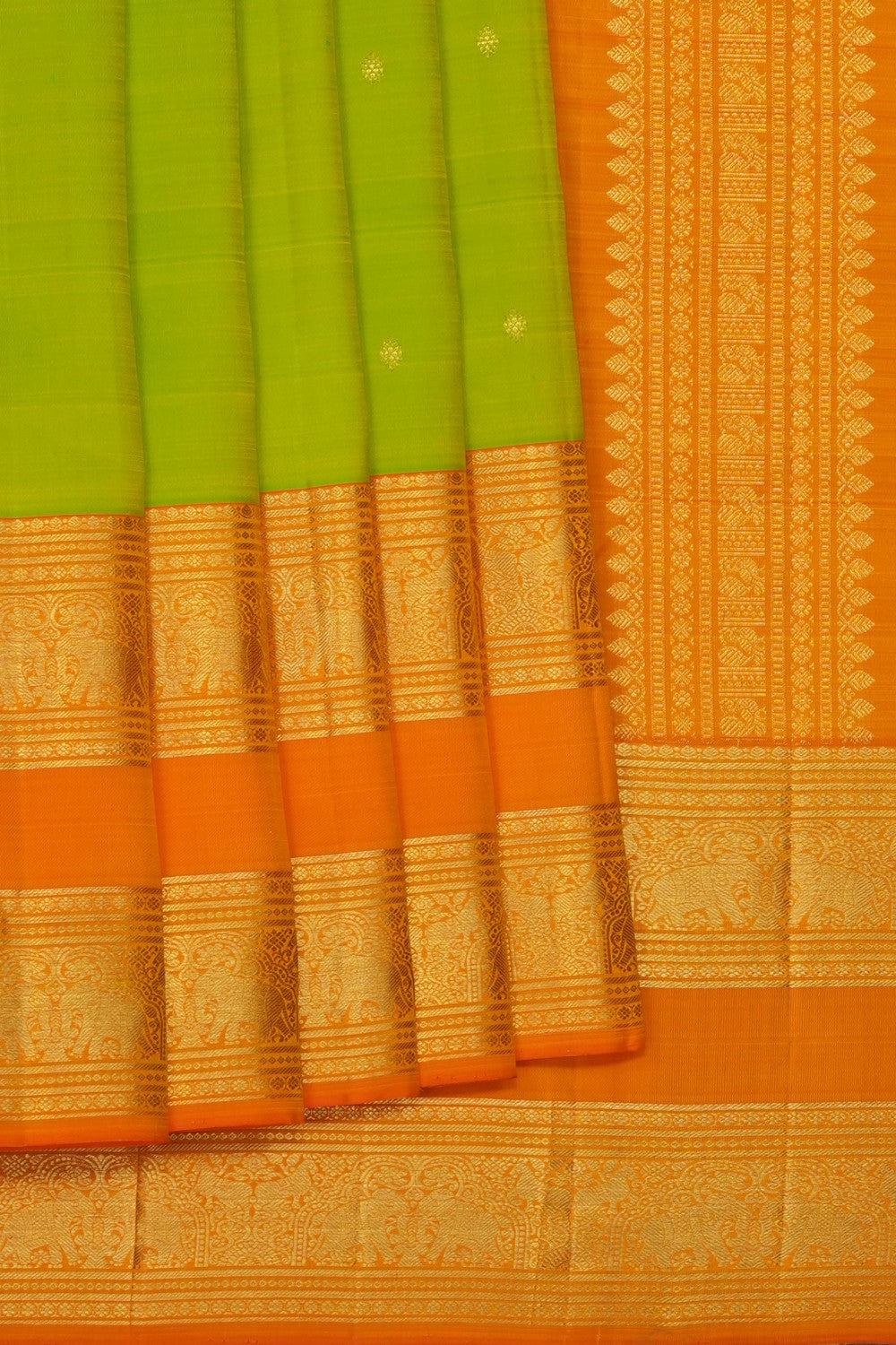 Image of Green South Silk Saree