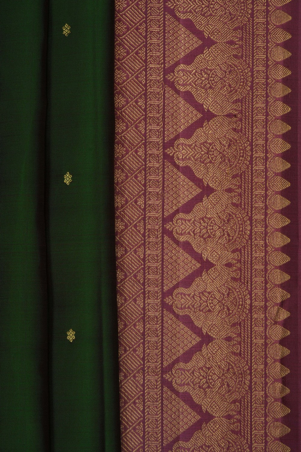 Image of Green South Silk Saree