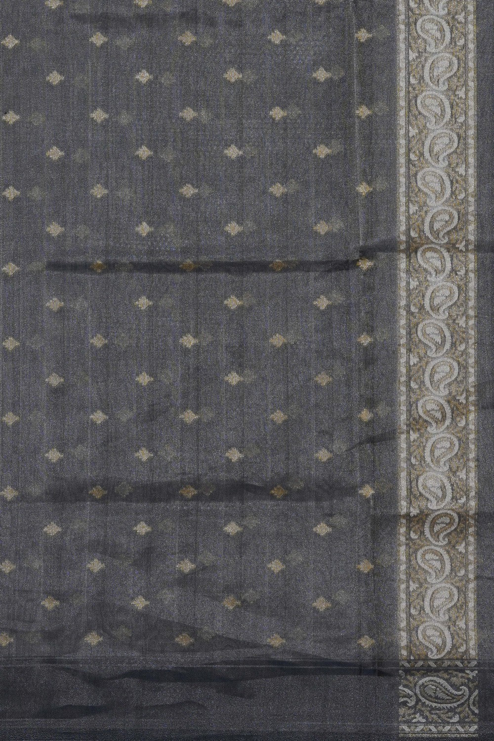 Image of Purple Banarasi Kora Saree
