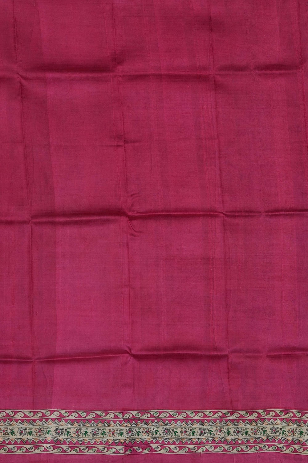 Image of Pink Desi Tussar Silk Saree