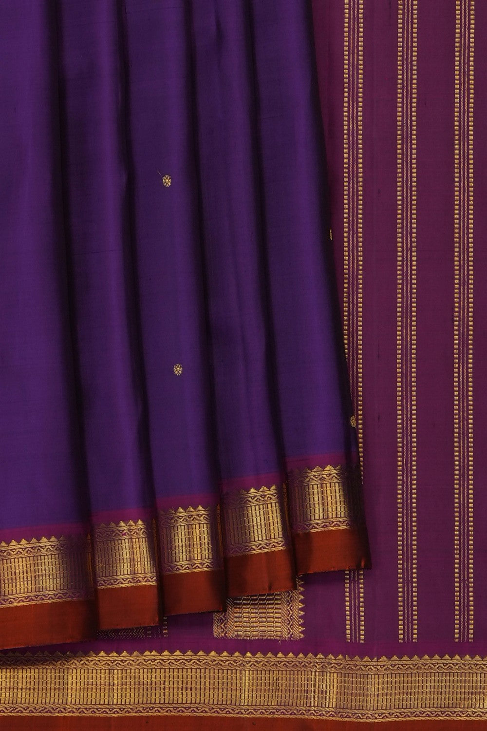Image of Purple Arani Silk Saree