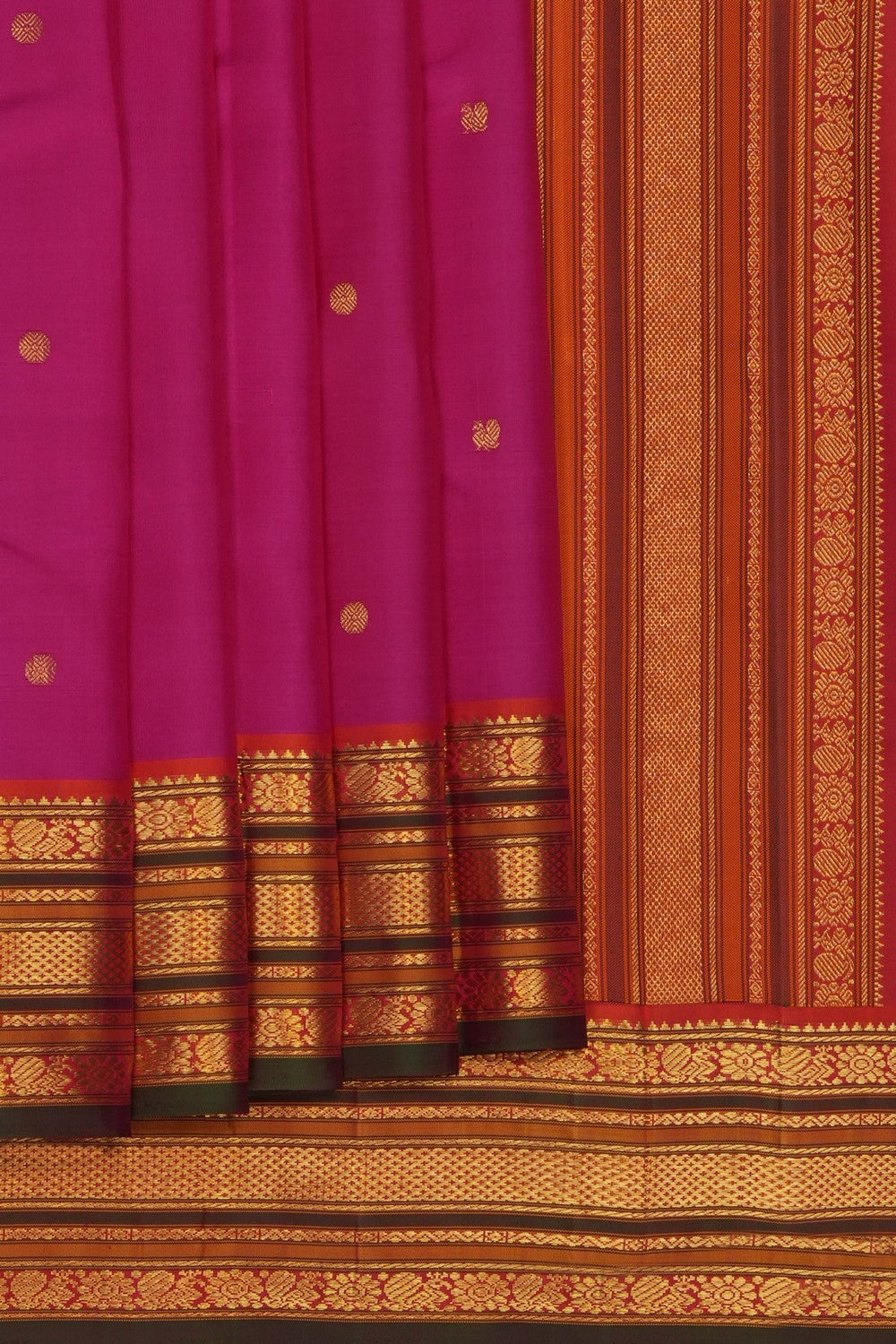 Image of Pink Arani Silk Saree