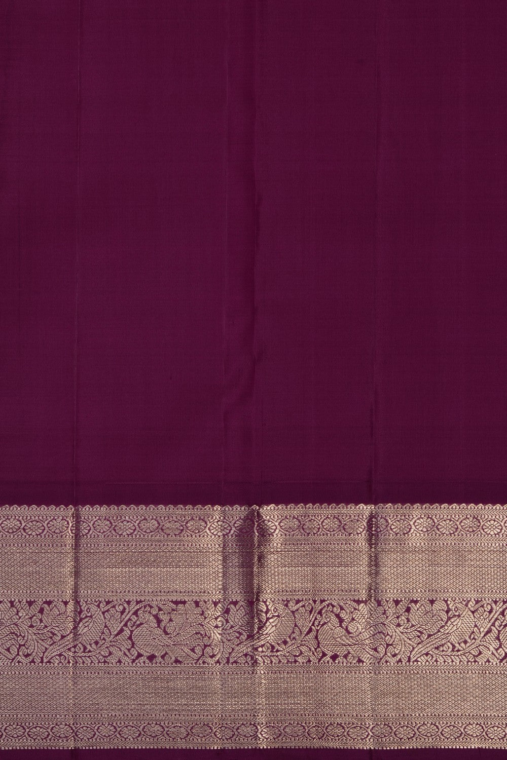 Image of Grey Arani Silk Kattam Saree