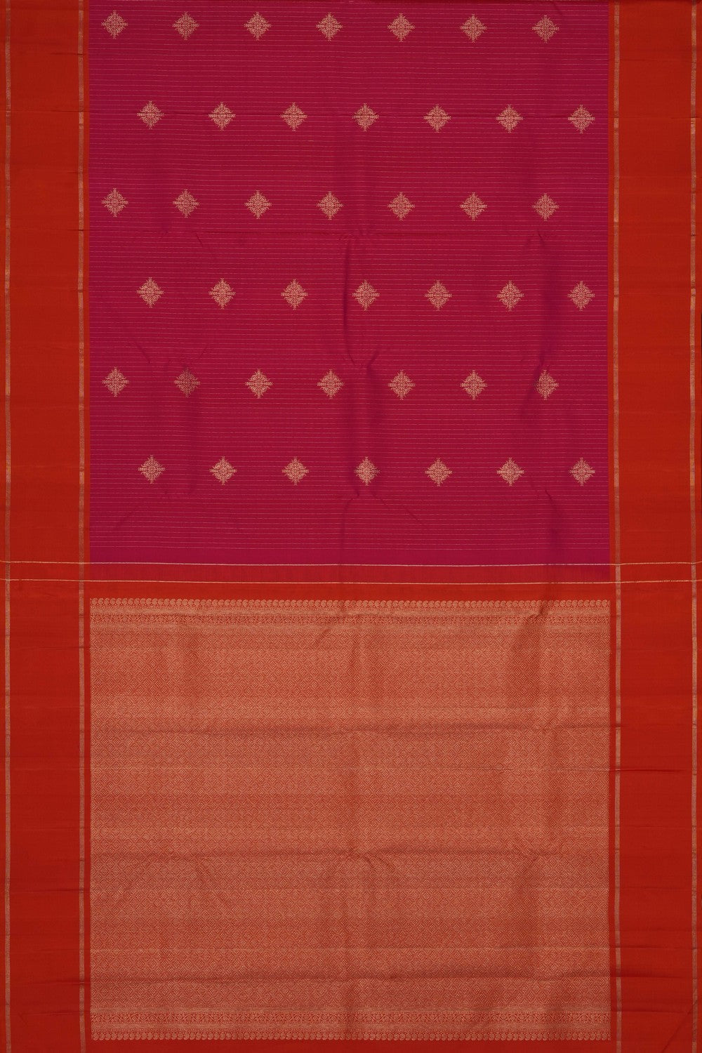 Image of Pink Arani Silk Kattam Saree