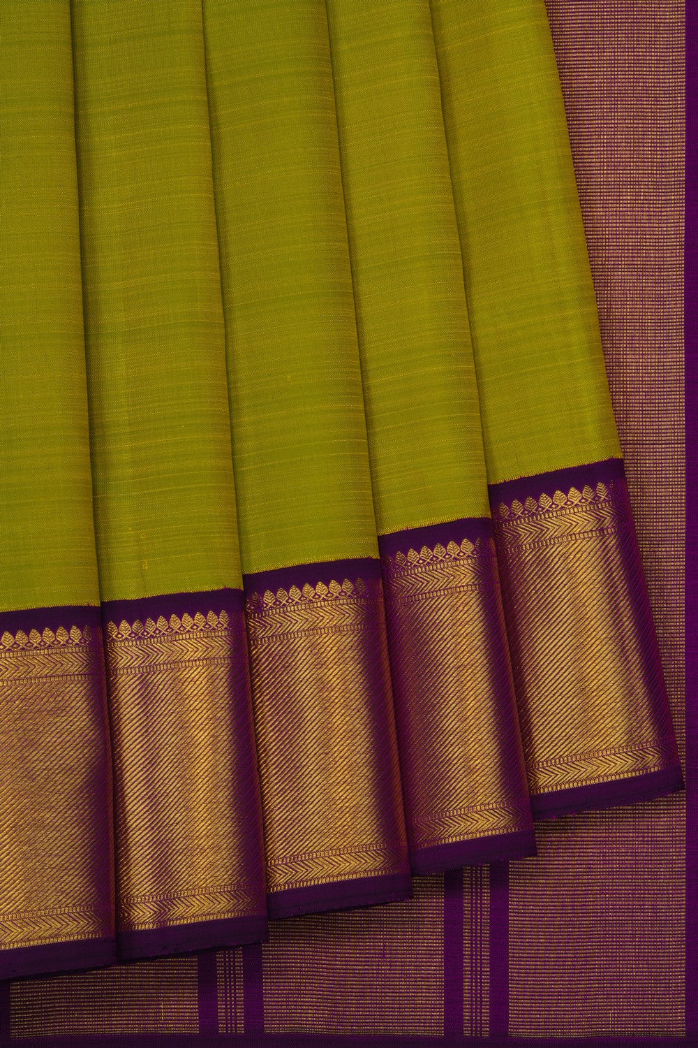 Image of Spring-Green Arani Silk Saree