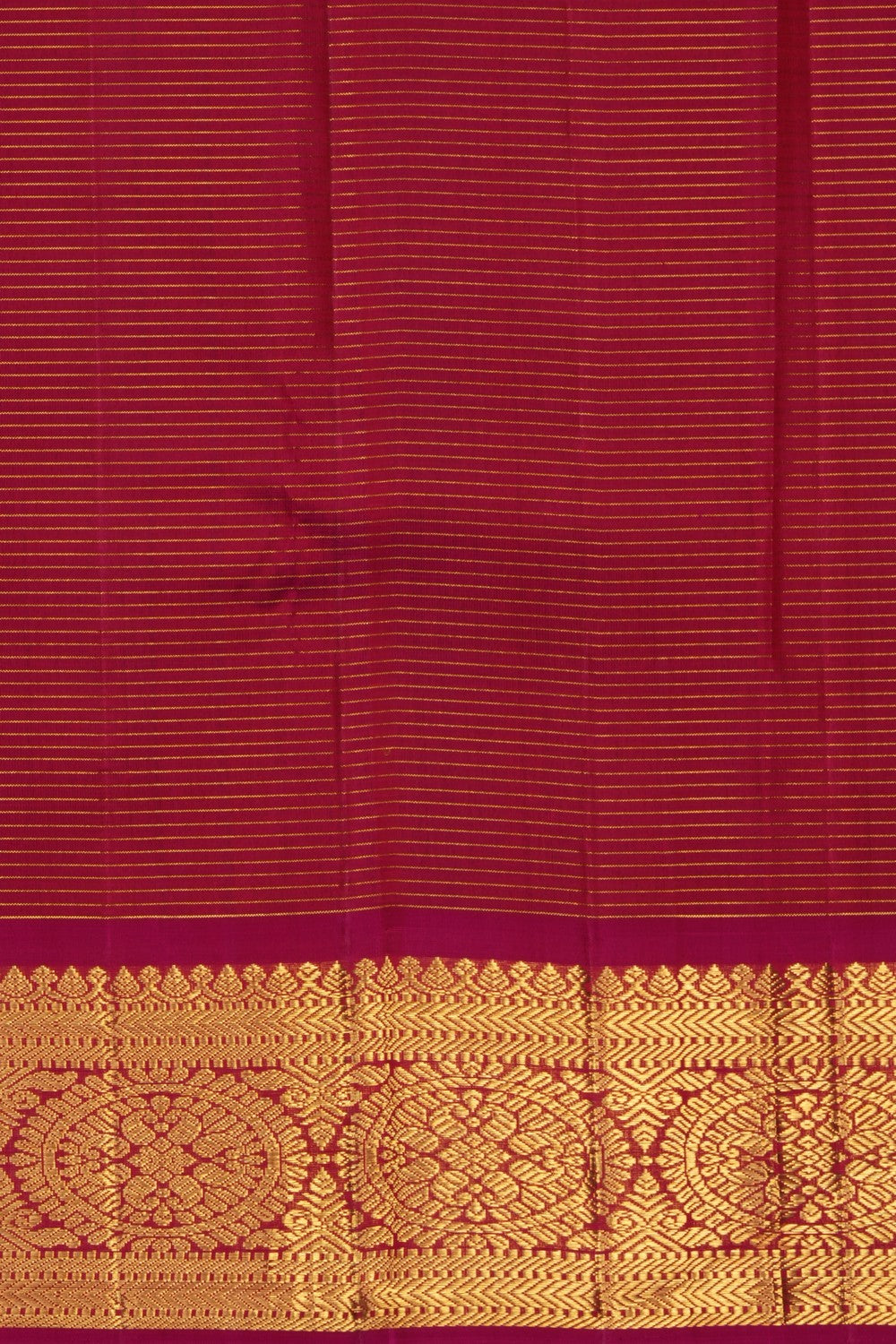 Image of Bottle-Green Arani Silk Saree