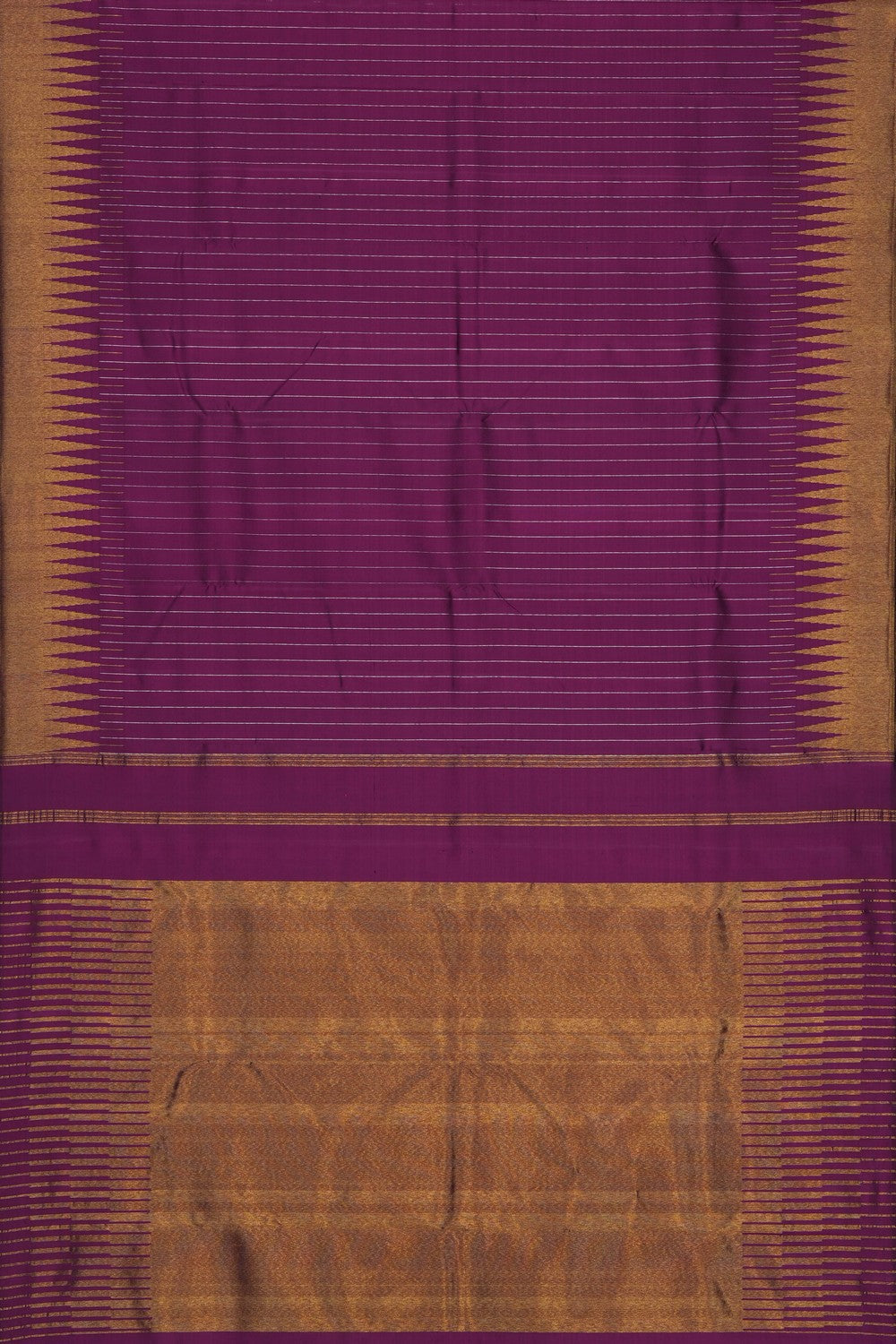 Image of Purple Arani Silk Saree