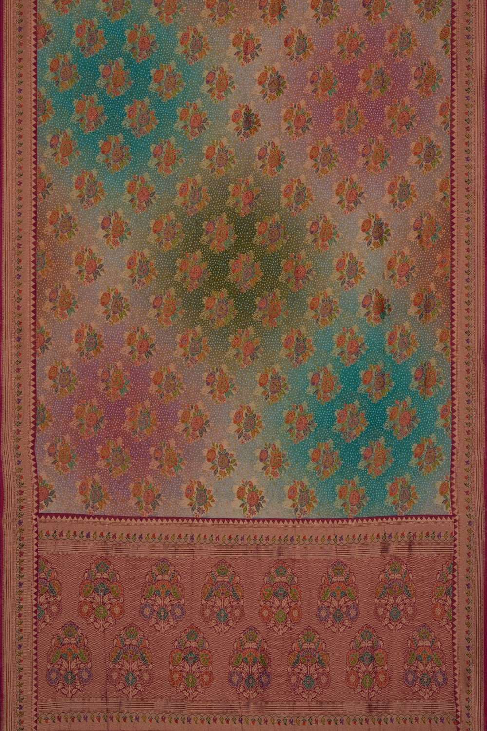 Image of Multi-Colour Georgette Saree