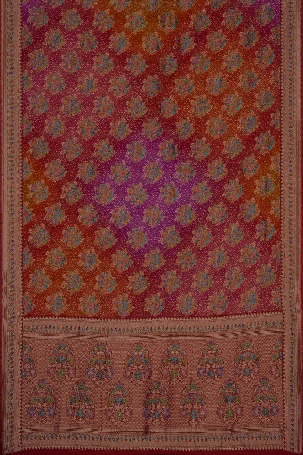 Image of Multi-Colour Georgette Saree