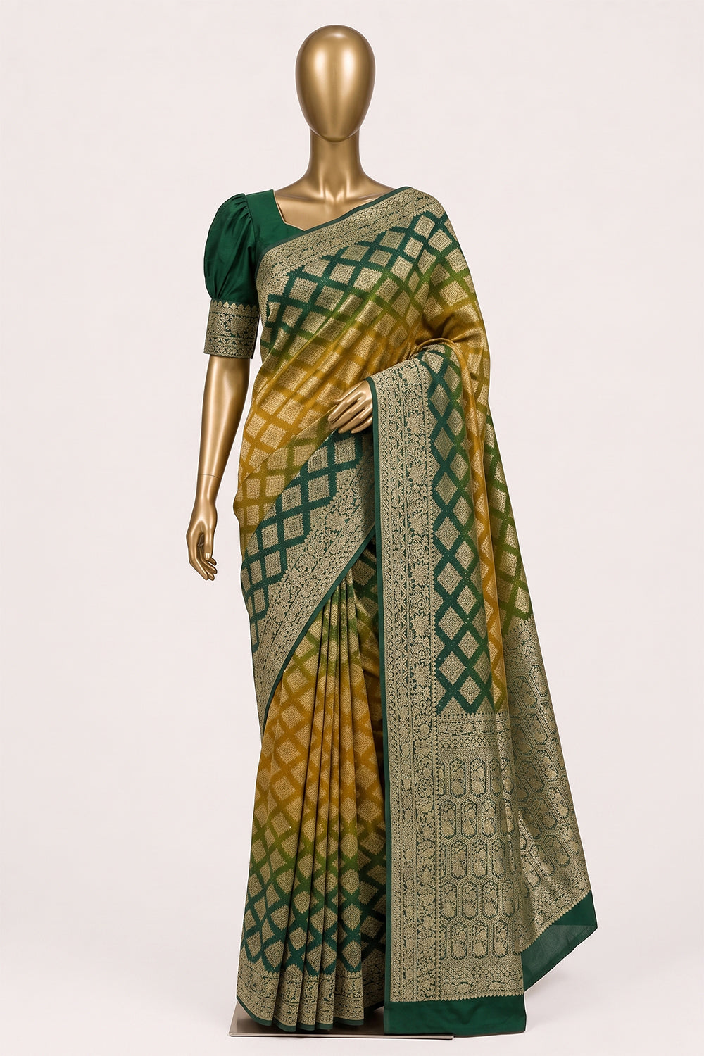 Image of Multi-Colour Georgette Saree