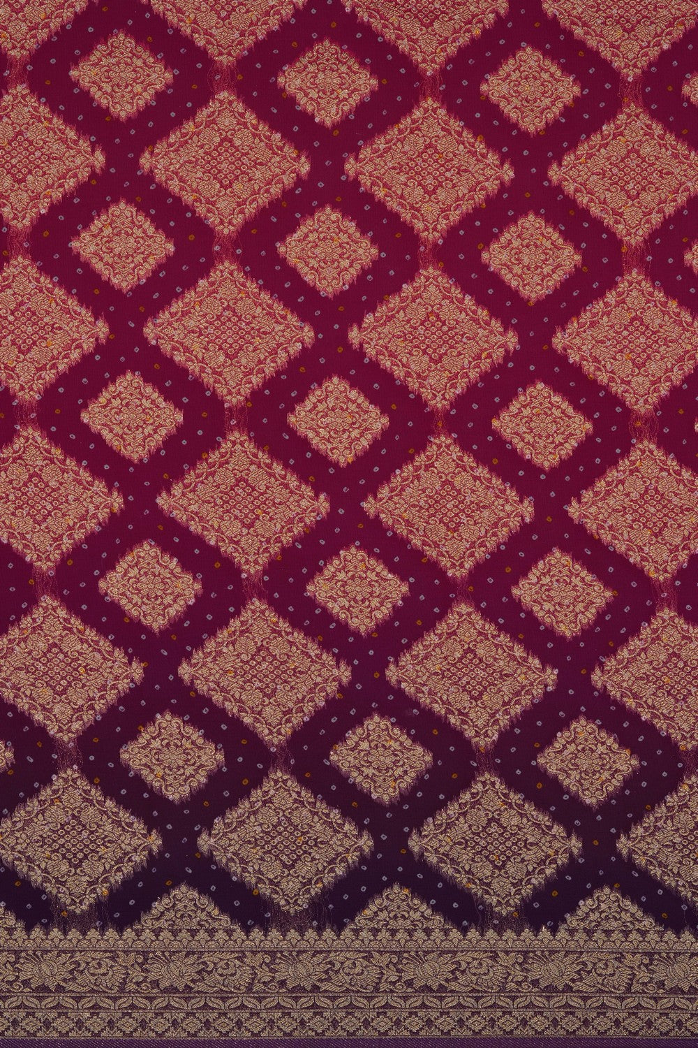Image of Pink Georgette Saree