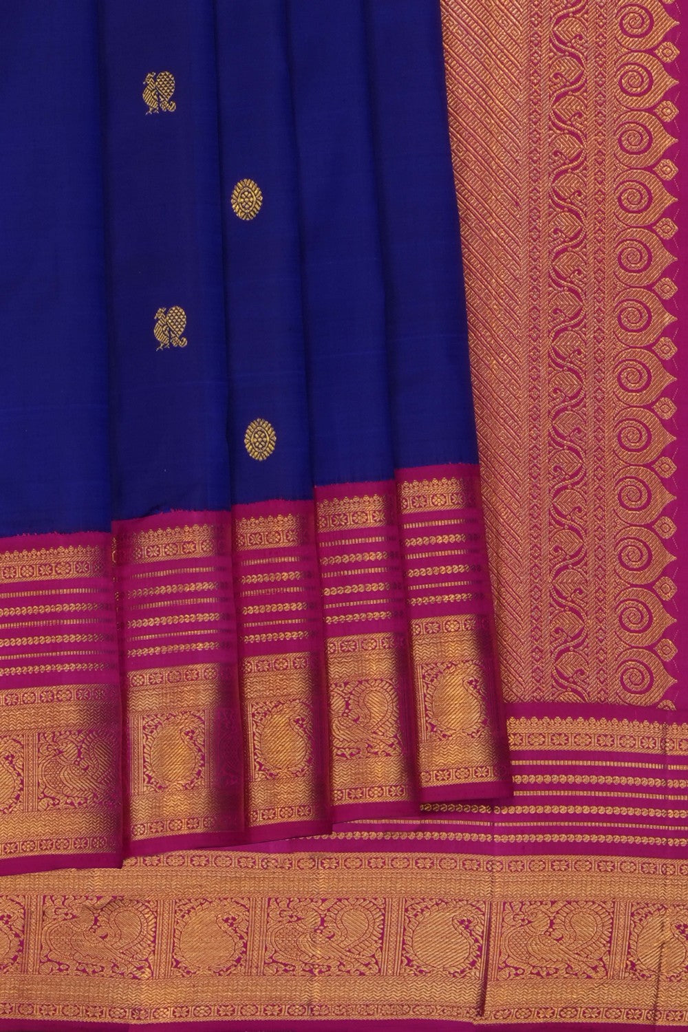 Image of Purple Arani Silk Saree