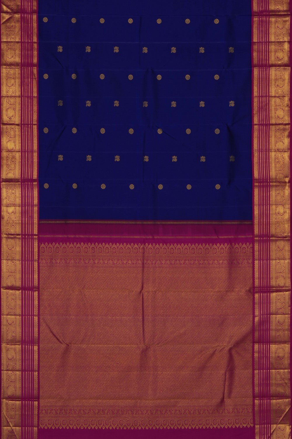 Image of Purple Arani Silk Saree