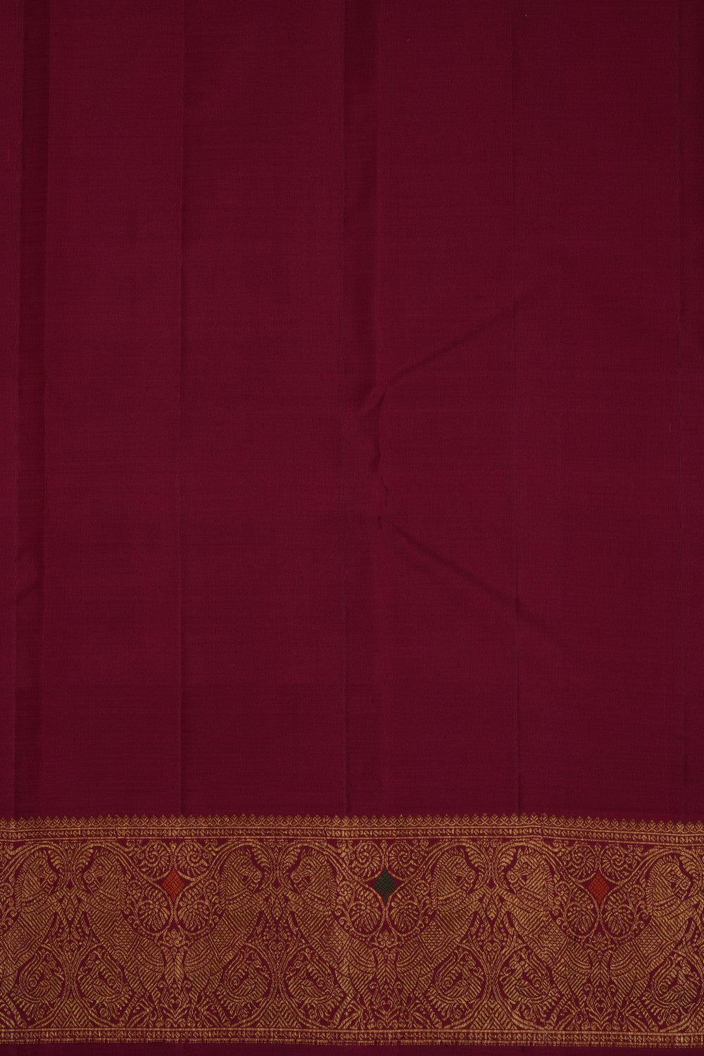 Image of Red Arani Silk Saree