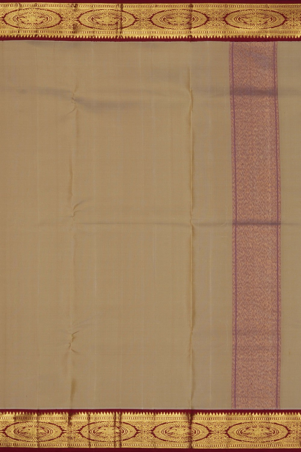 Image of Arani Silk Dhoti With Kanduva (8 X 4) 3 PCS Set