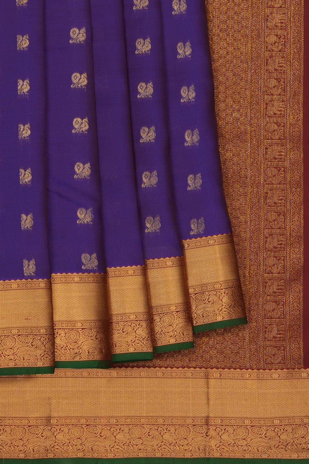 Image of Purple South Silk Saree
