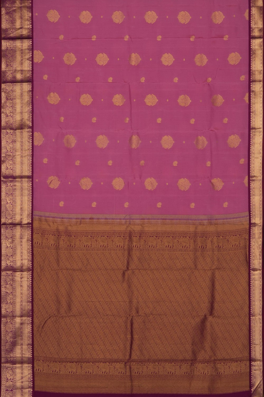 Image of Pink South Silk Saree
