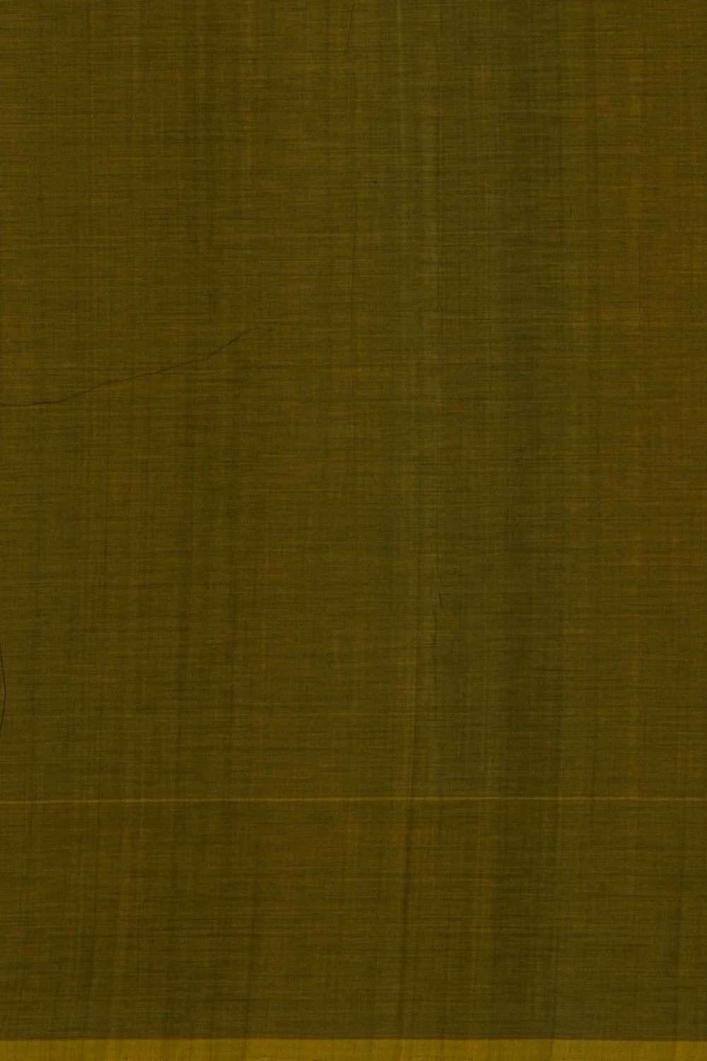 Image of Green Pochampally Ikat Cotton Saree