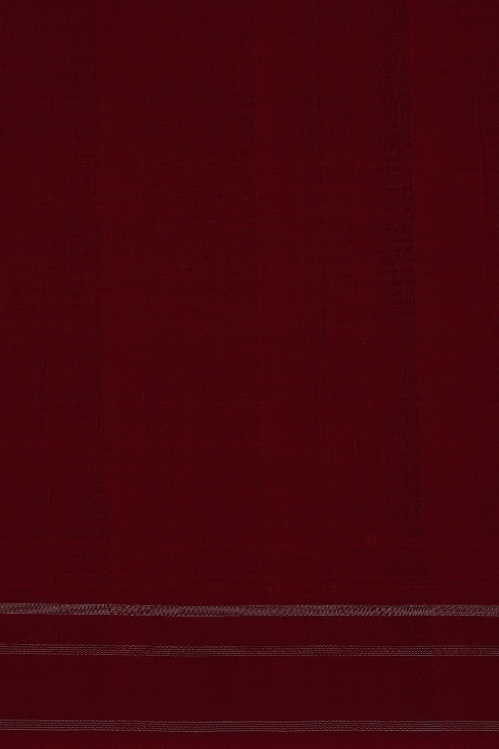 Image of White Pochampally Ikat Cotton Saree