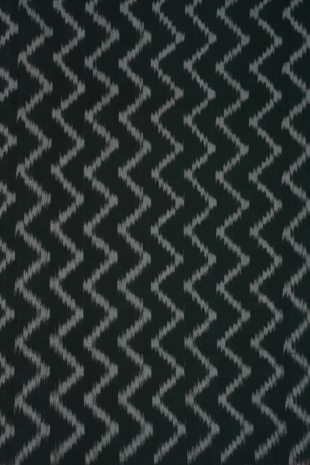 Image of Green Pochampally Ikat Cotton Saree