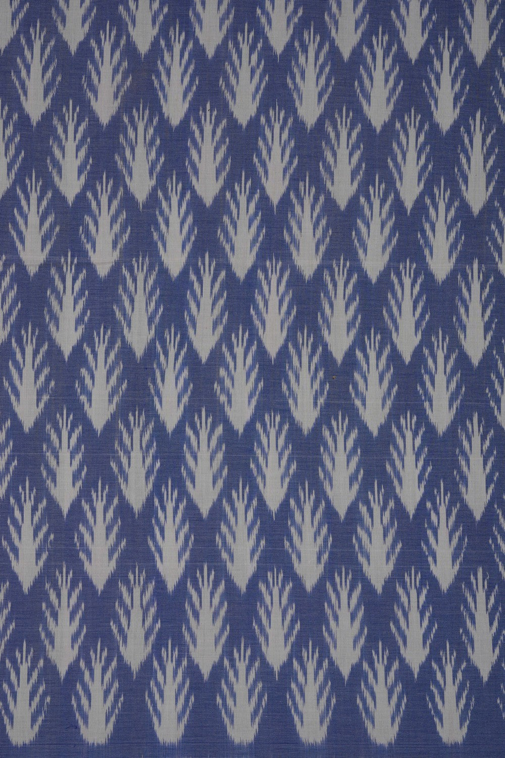 Image of Smoky-Grey Pochampally Ikat Cotton Saree