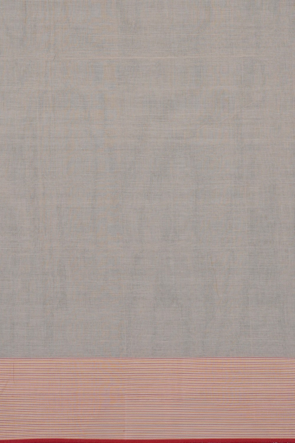 Image of Off-White Dhakai Cotton Saree