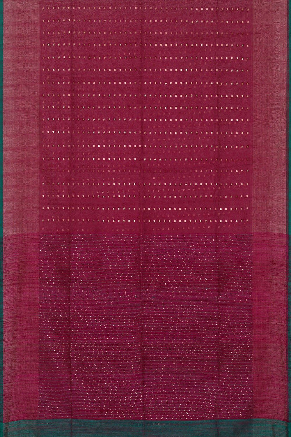 Image of Purple Kora Embroidery Silk Saree