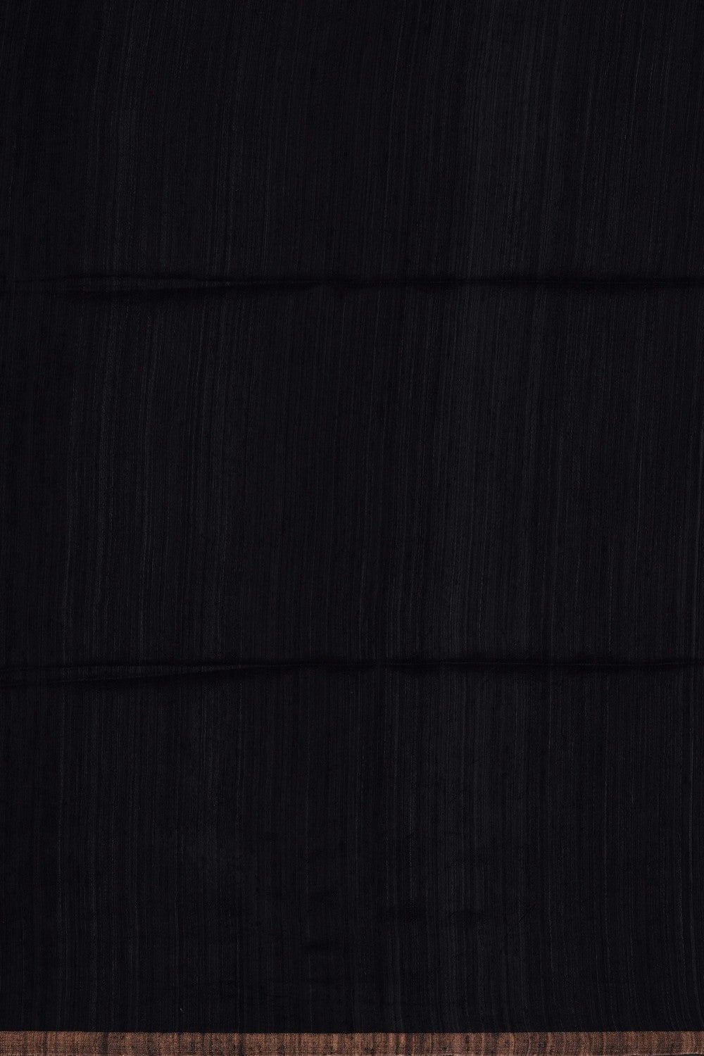 Image of Black Kora Silk Embroidery Saree
