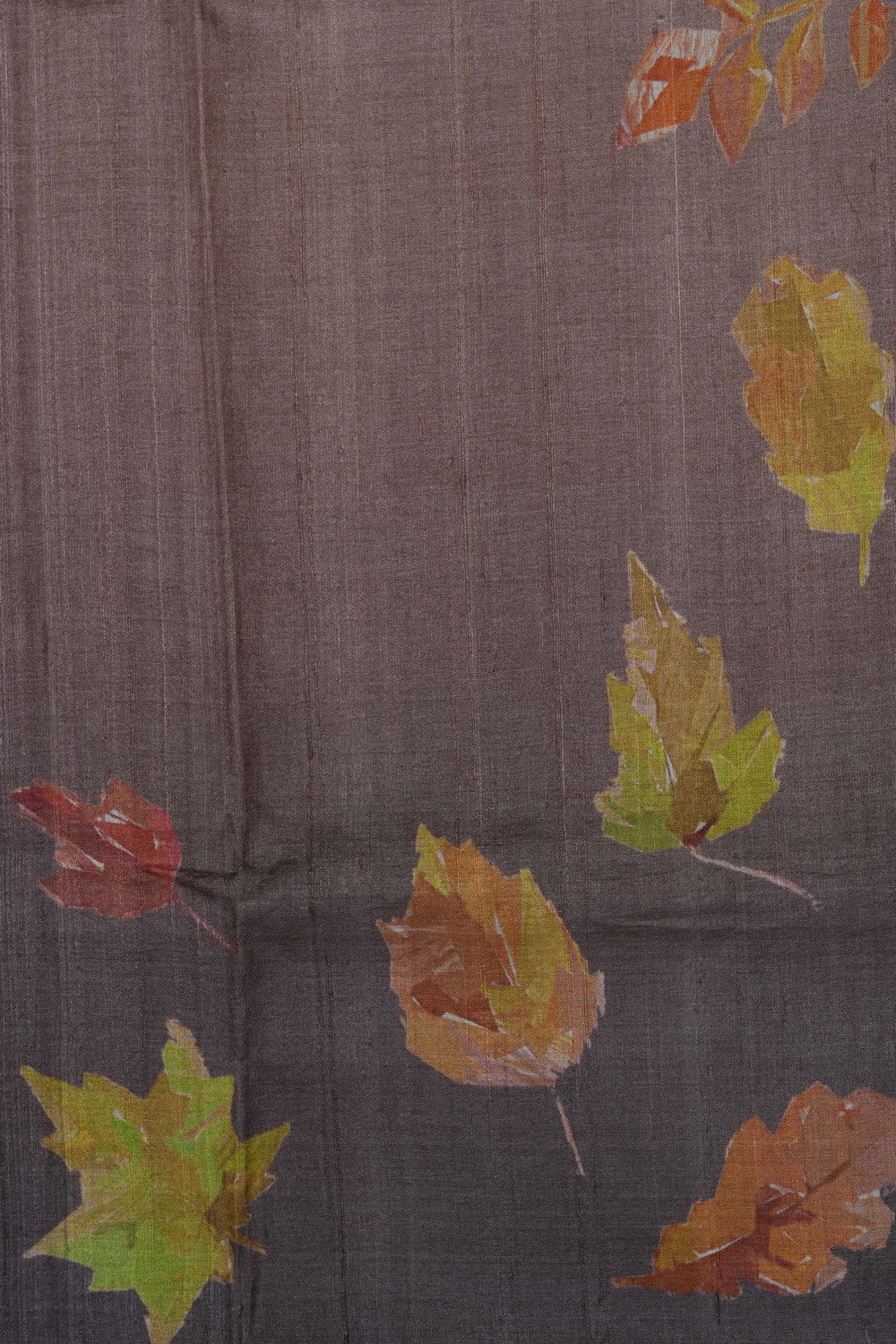 Image of Grey Desi Tussar Silk Saree