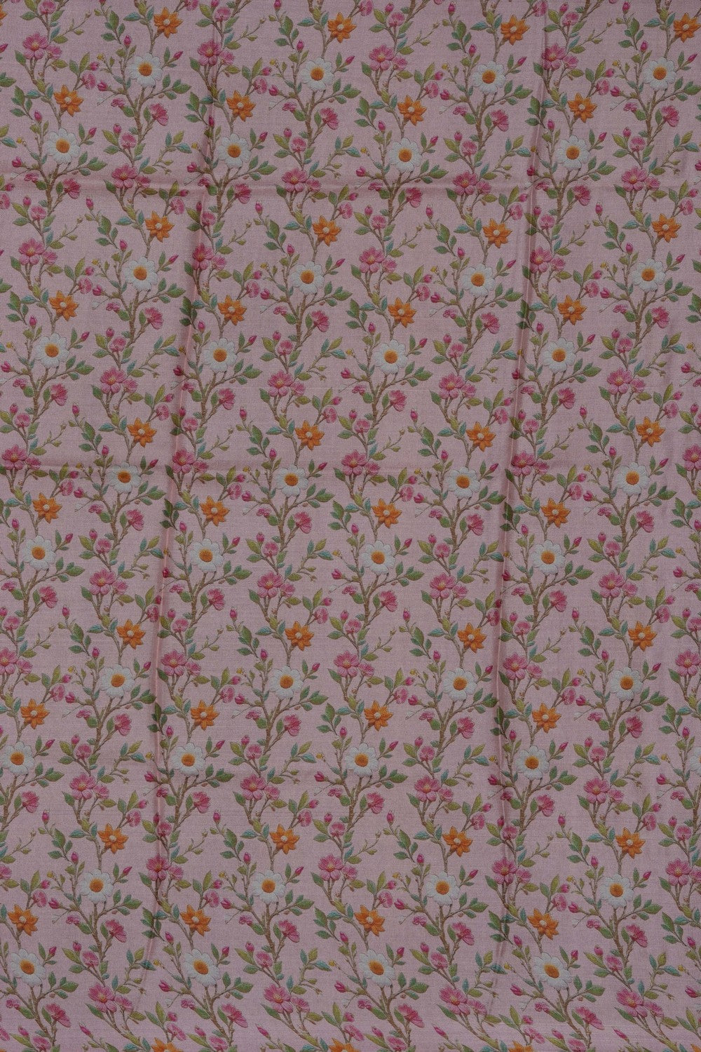 Image of Pink Desi Tussar Silk Saree