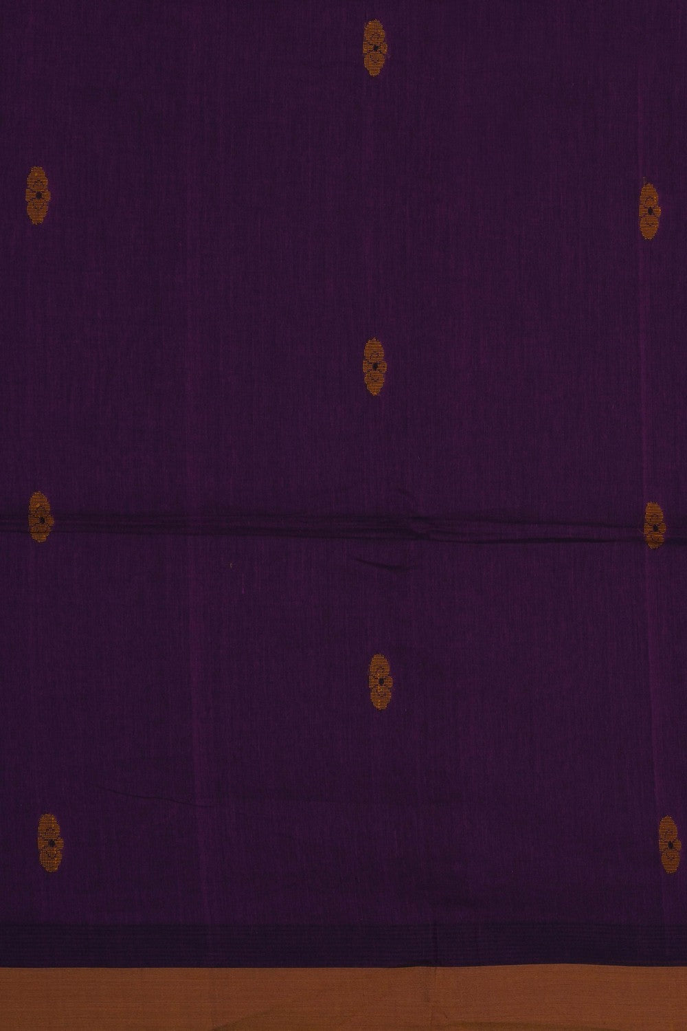 Image of Violet Cotton Saree
