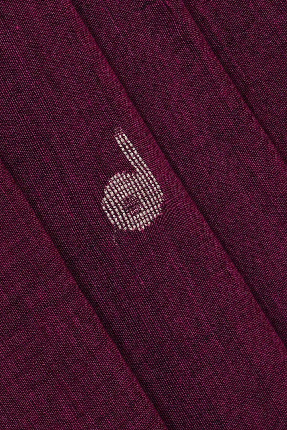 Image of Maroon Cotton Saree