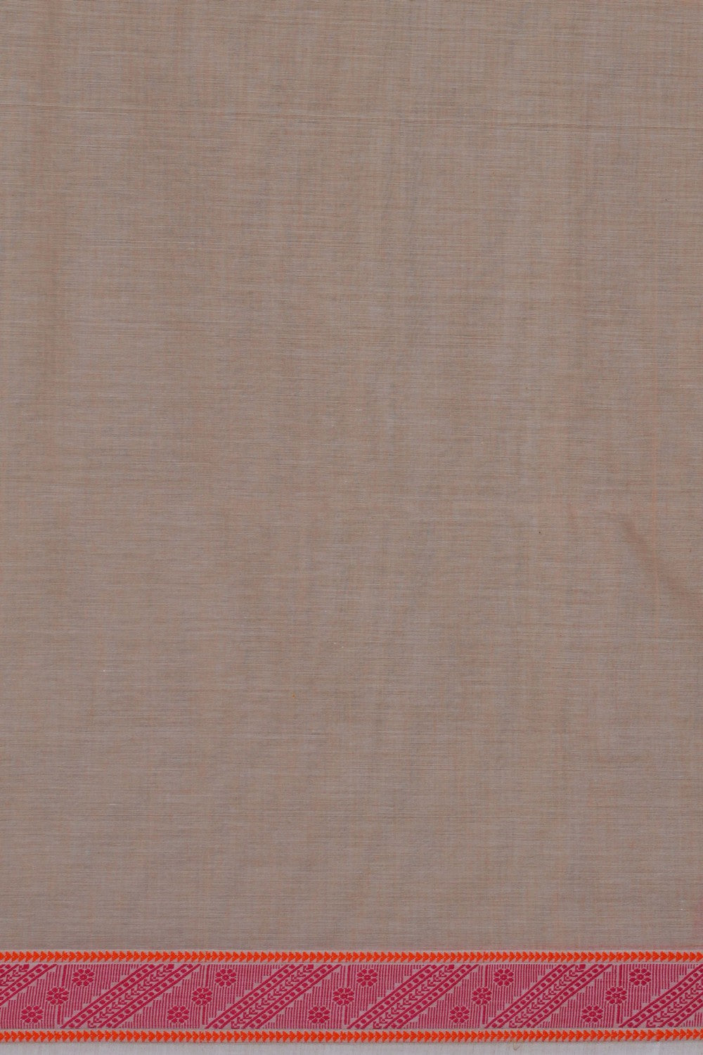 Image of Beige Cotton Saree