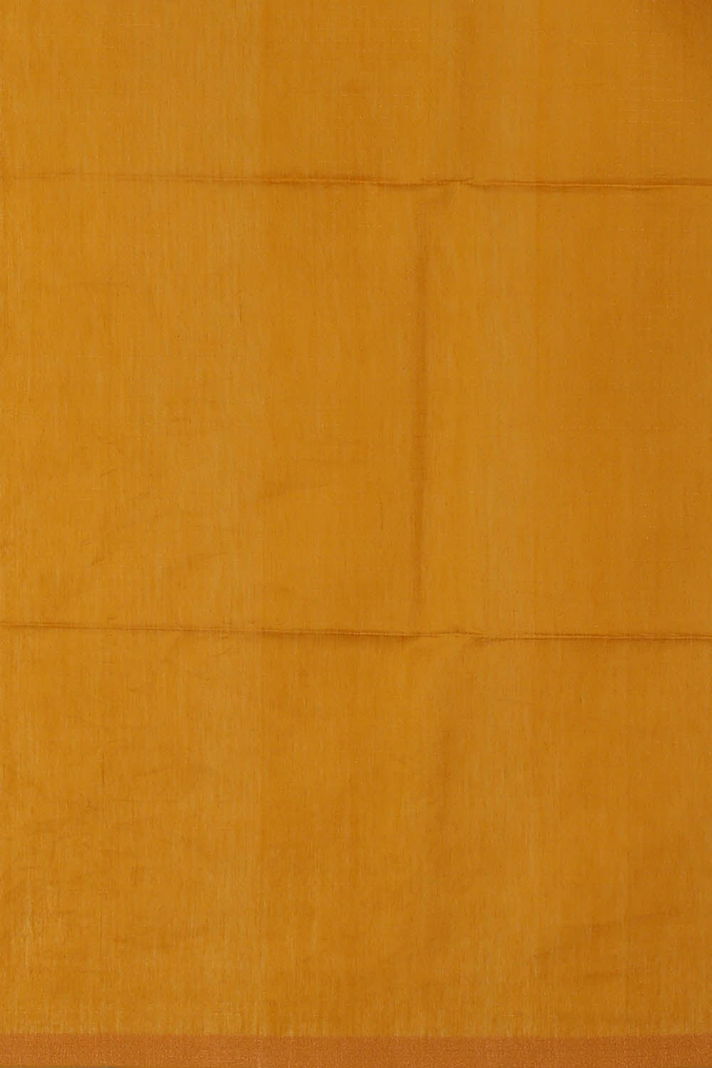 Image of Mustard Cotton Silk Embroidery Saree