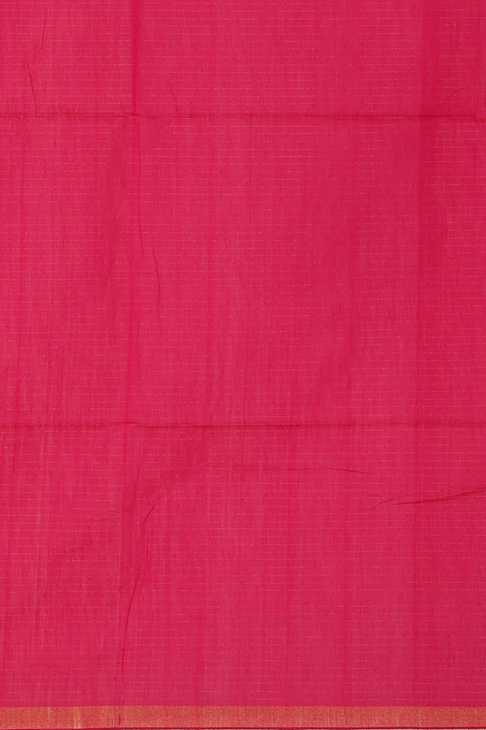 Image of Pink Cotton Silk Embroidery Saree