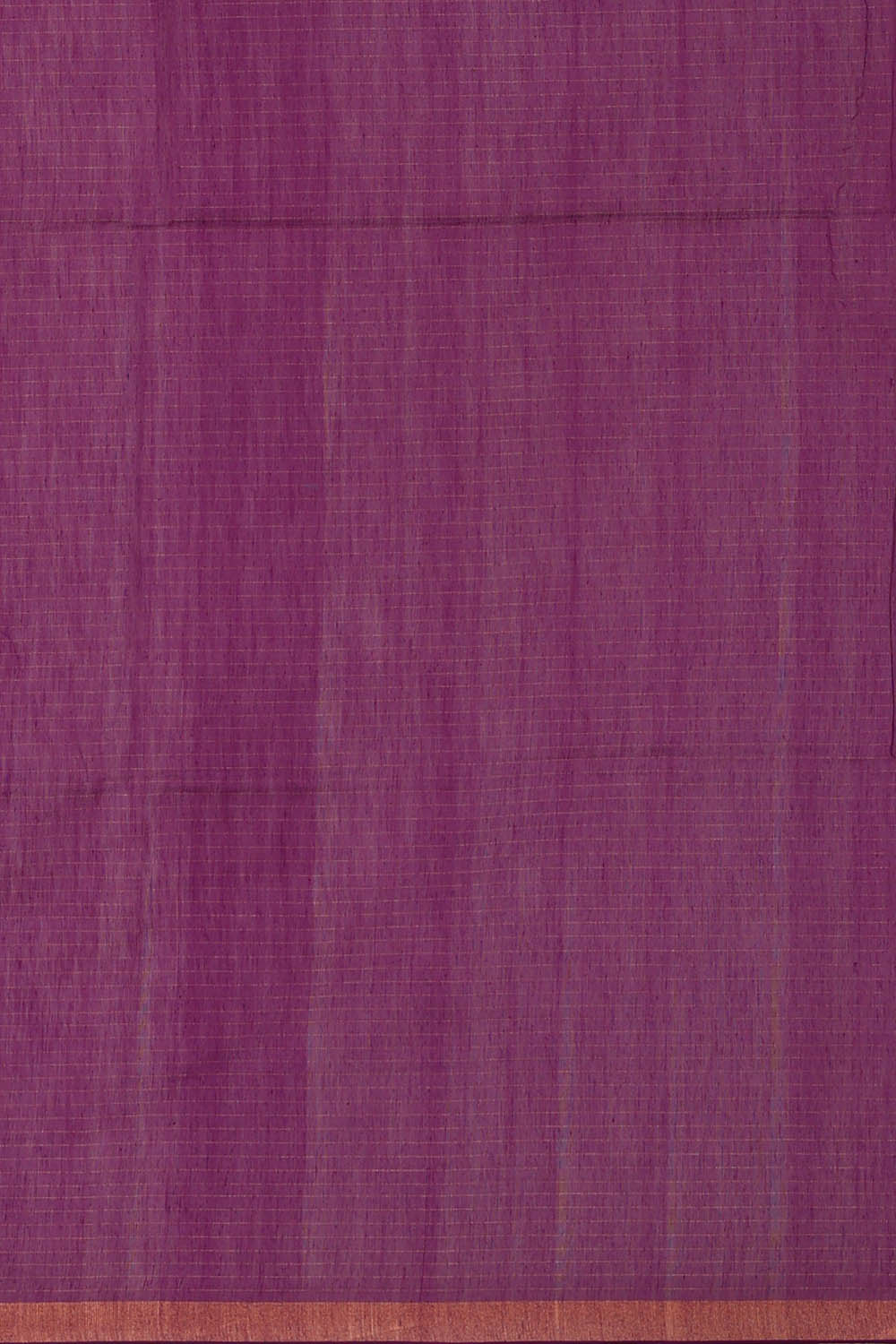 Image of Purple Cotton Silk Embroidery Saree