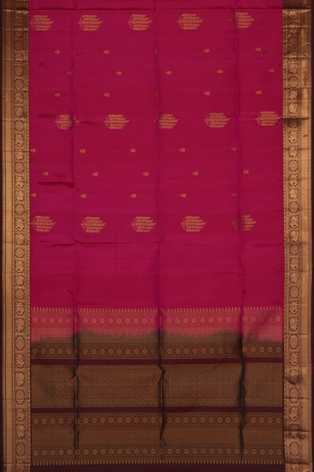 Image of Pink South Silk Saree