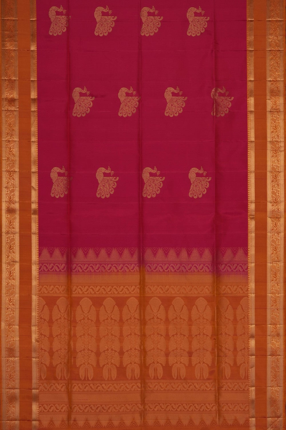 Image of Pink South Silk Saree