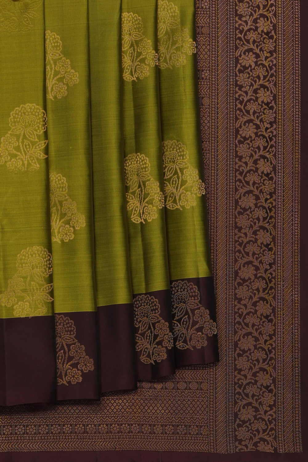 Image of Green South Silk Saree