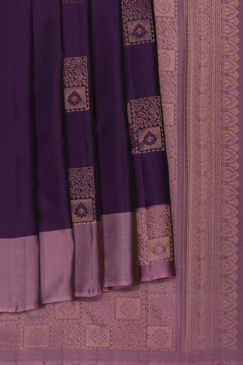 Image of Violet South Silk Saree