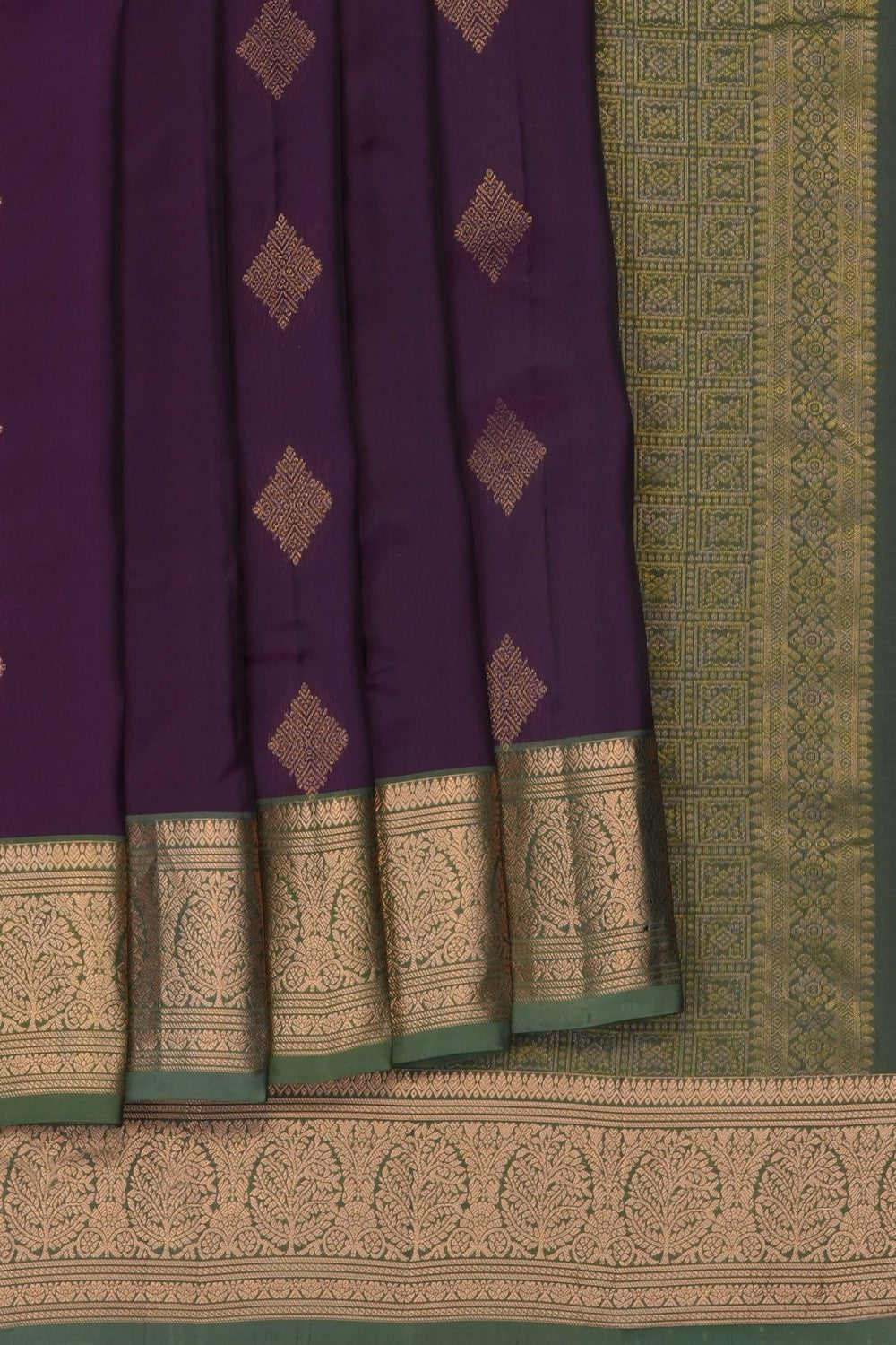 Image of Violet South Silk Saree