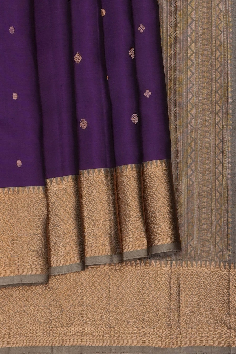 Image of Purple South Silk Saree