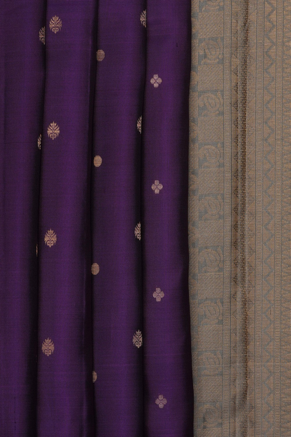 Image of Purple South Silk Saree