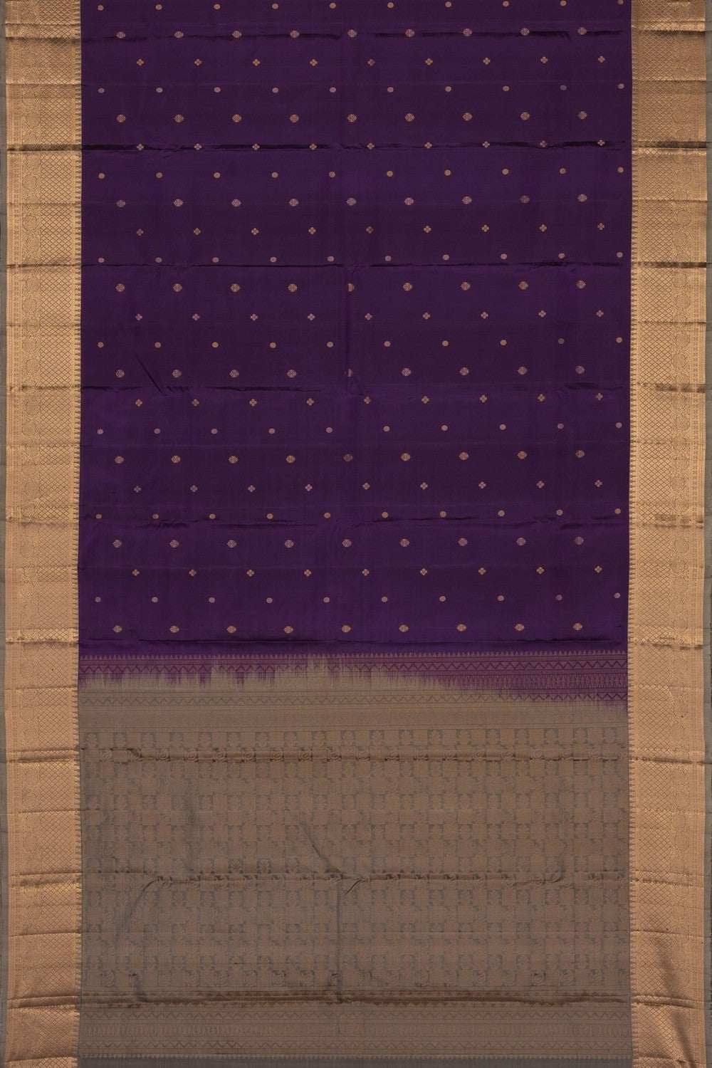 Image of Purple South Silk Saree