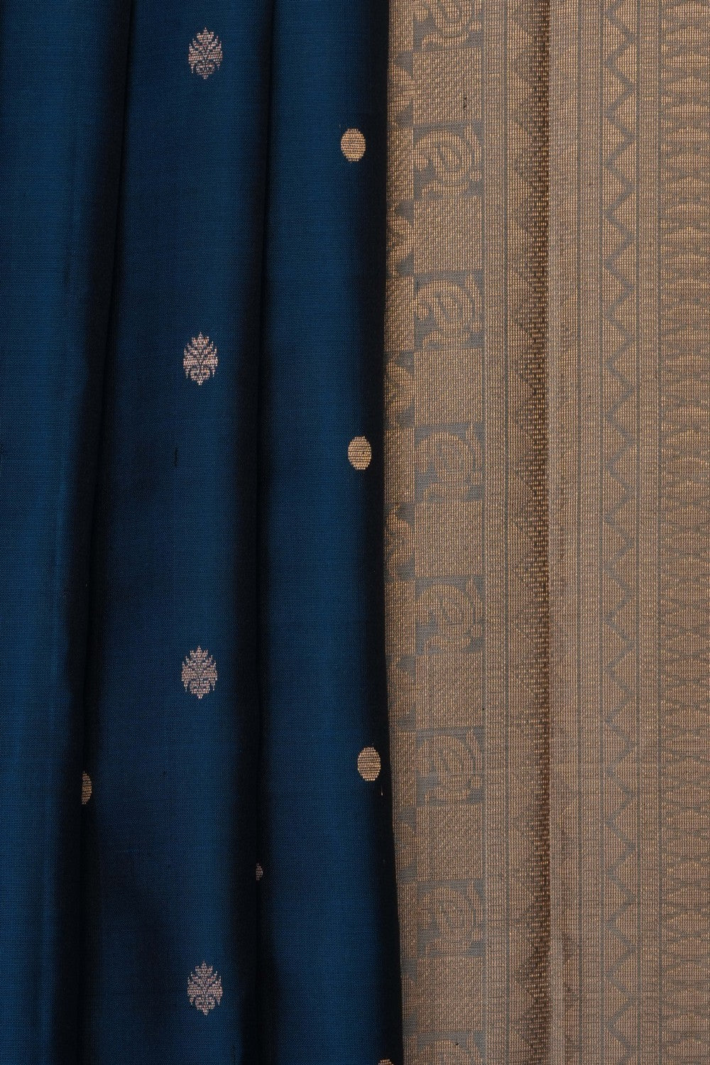 Image of Blue South Silk Saree