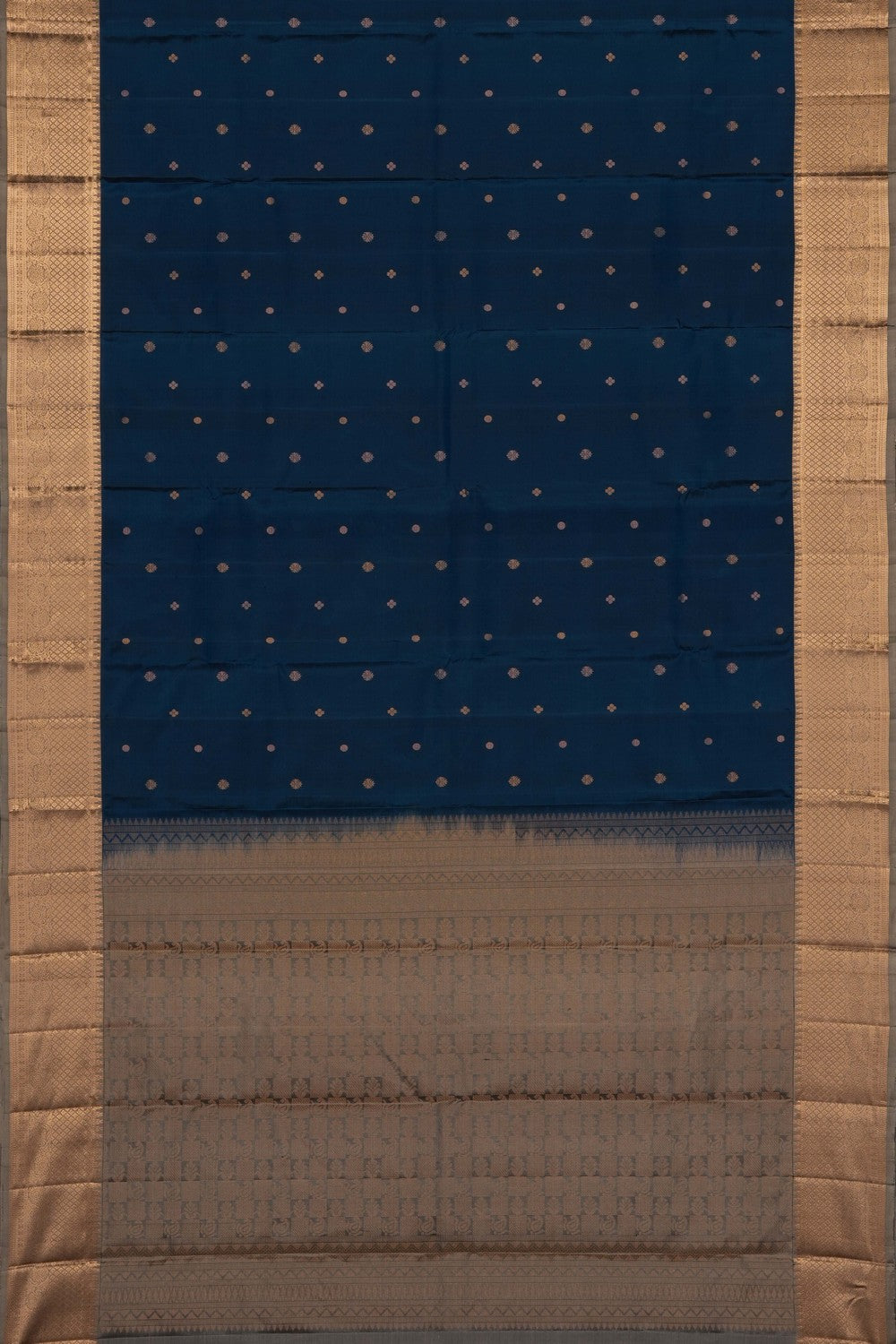 Image of Blue South Silk Saree